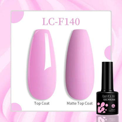 LILYCUTE 129 Colors 7ML Nail Gel Polish Nail Supplies Vernis Semi Permanent Nail Art Manicure Soak Off LED UV Gel Nail Varnishes